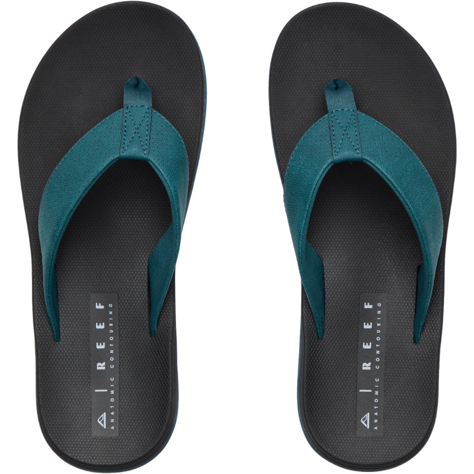 2026 Reef Mens The Nox Flip Flops CJ9281 - Mediterranean / Black